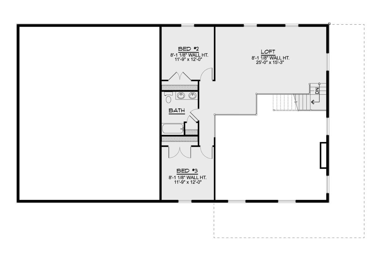 Second Floor for House Plan #5032-00117