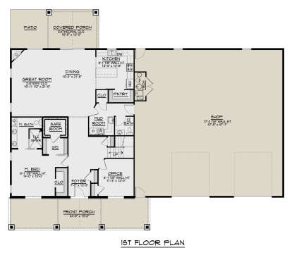 Main Floor  for House Plan #5032-00118