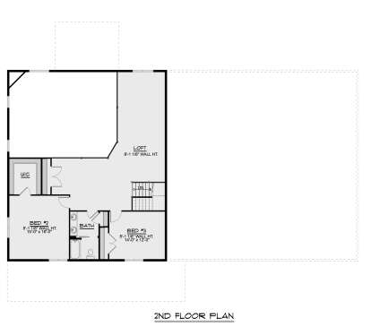 Second Floor for House Plan #5032-00118