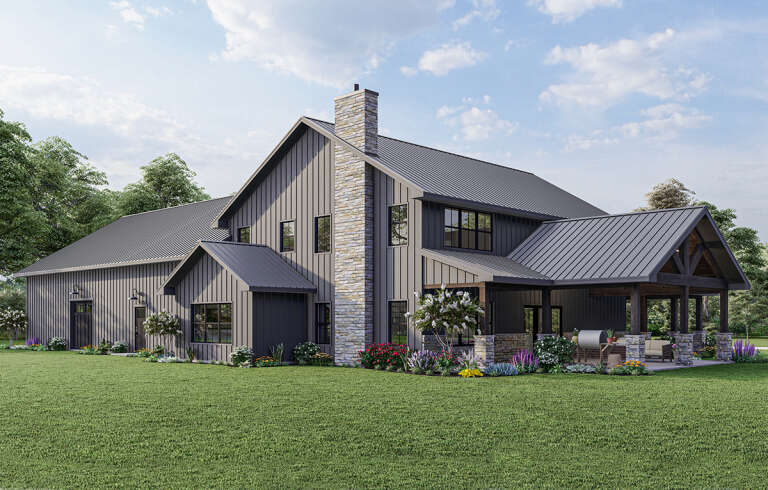 Barndominium Plan - 2,765 Square Feet, 3 Bedrooms, 3 Bathrooms | Floor