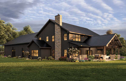 Barn House Plan #5032-00119 Elevation Photo