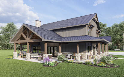 Barn House Plan #5032-00119 Elevation Photo