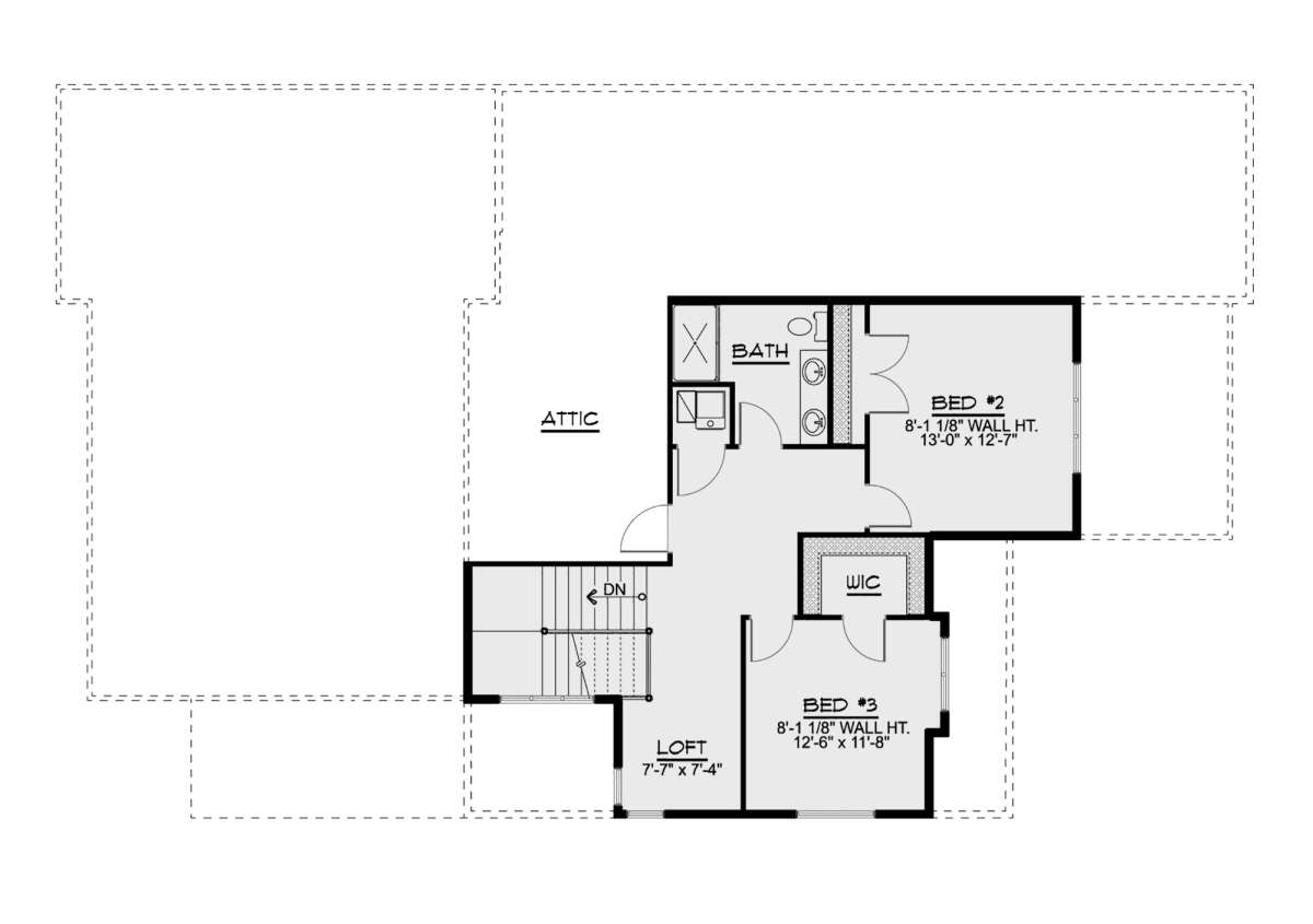 Second Floor for House Plan #5032-00120