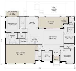 Main Floor for House Plan #5565-00079
