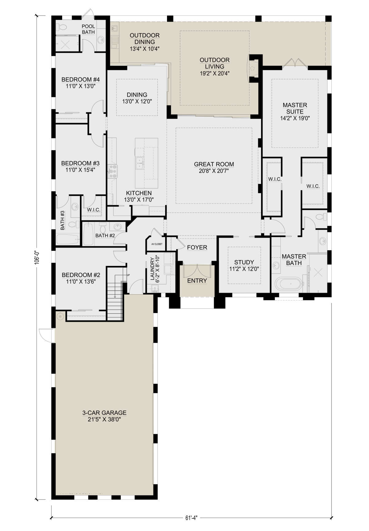 Main Floor for House Plan #5565-00080