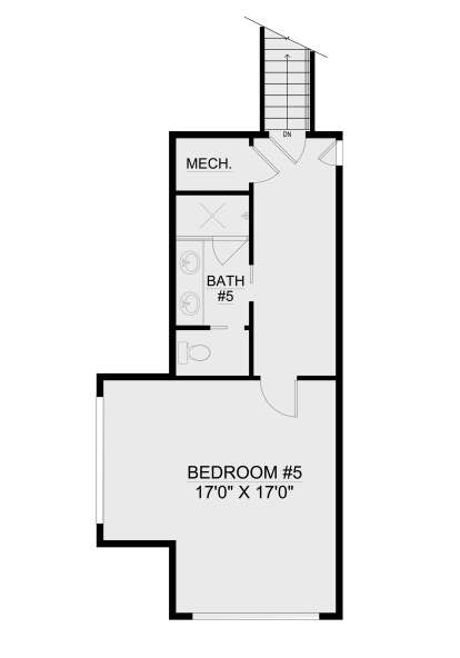 Second Floor for House Plan #5565-00080