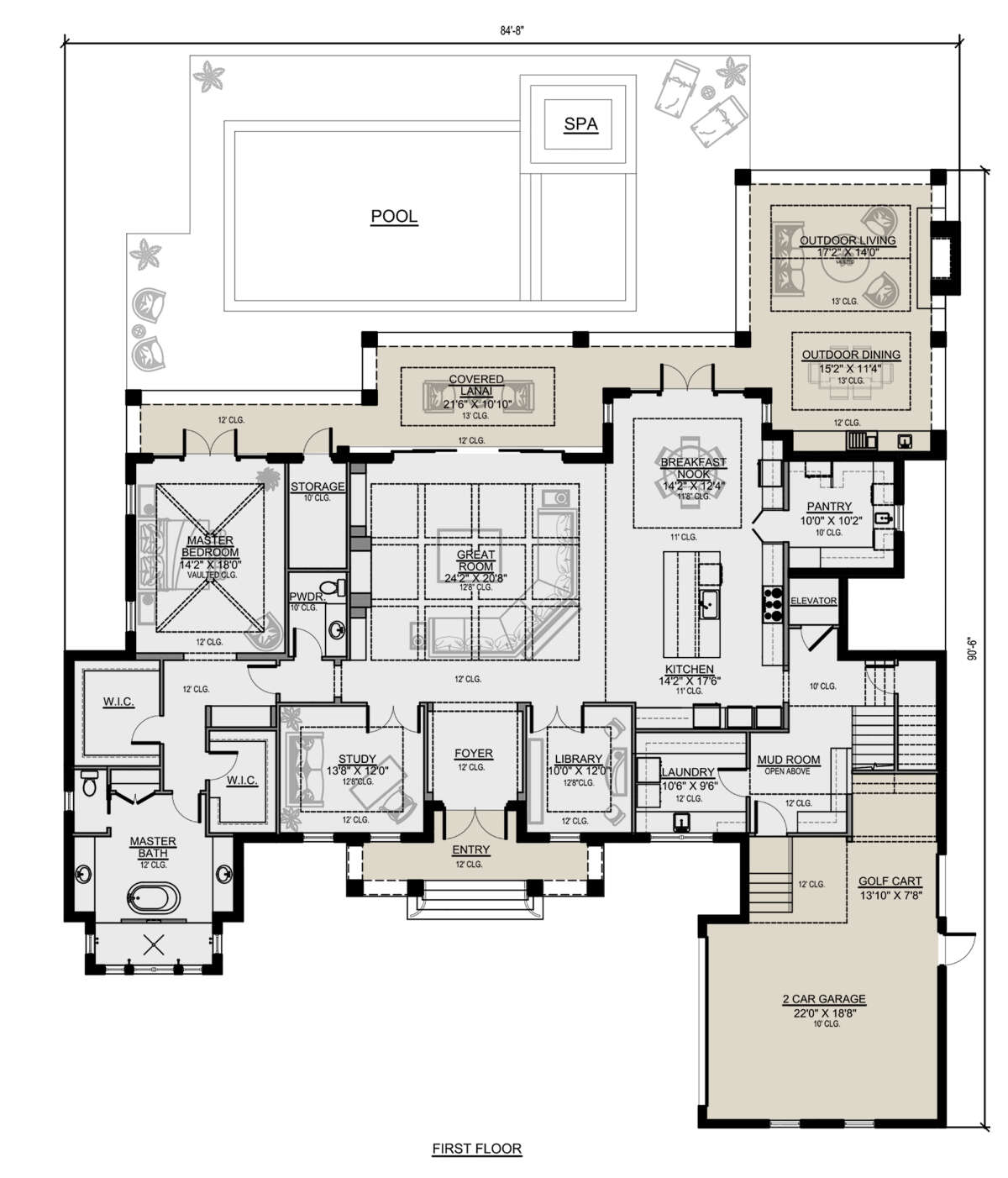 Main Floor for House Plan #5565-00082