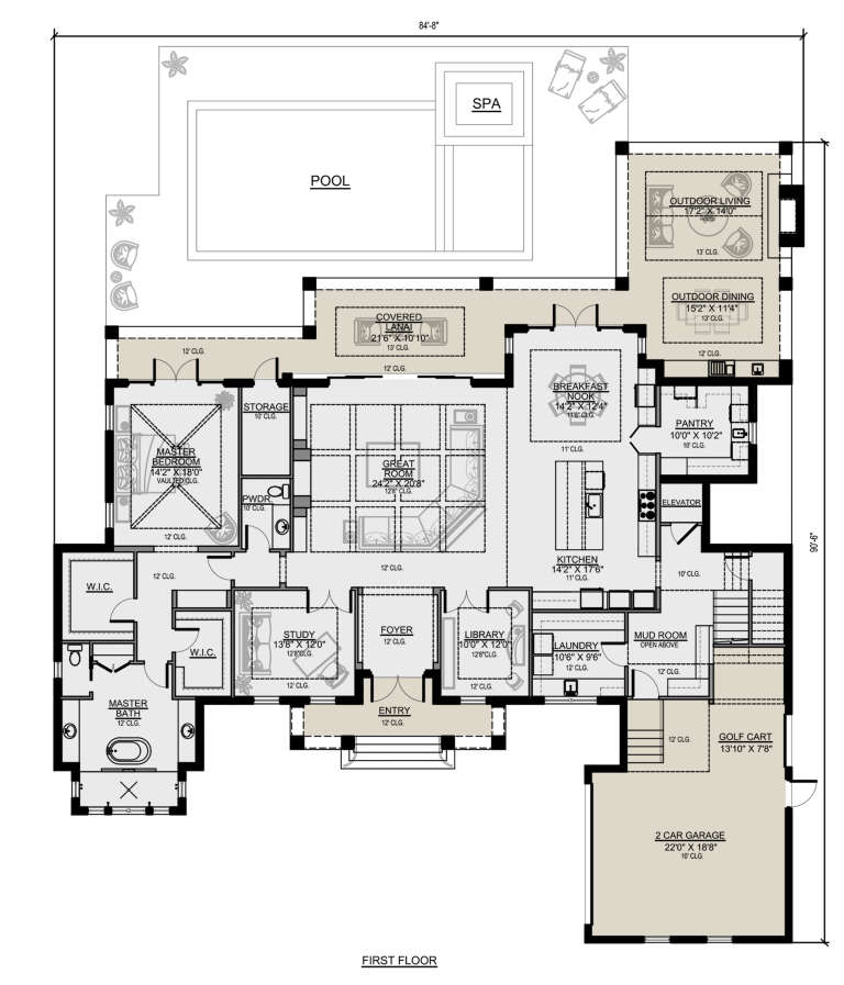 House Plan House Plan #25888 Drawing 1