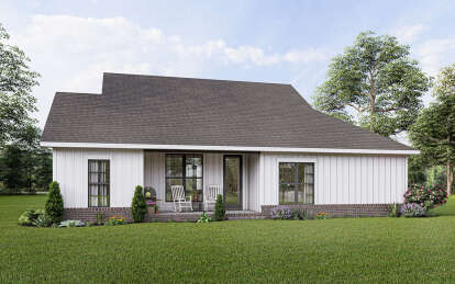 Modern Farmhouse House Plan #041-00255 Elevation Photo