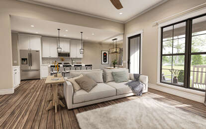 Modern Farmhouse House Plan #041-00255 Additional Photo
