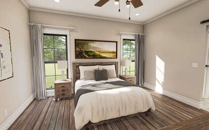 Modern Farmhouse House Plan #041-00255 Additional Photo