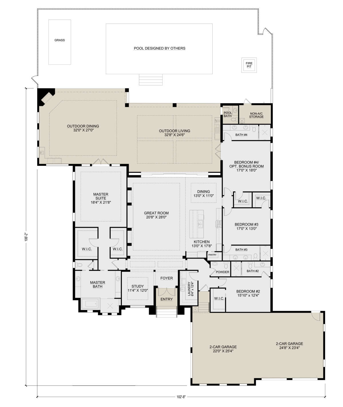 Main Floor for House Plan #5565-00083