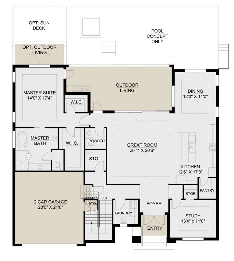 House Plan House Plan #25891 Drawing 1