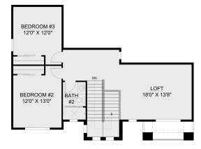 Second Floor for House Plan #5565-00084
