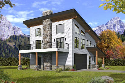 2 Bed, 2 Bath, 1571 Square Foot House Plan - #940-00363