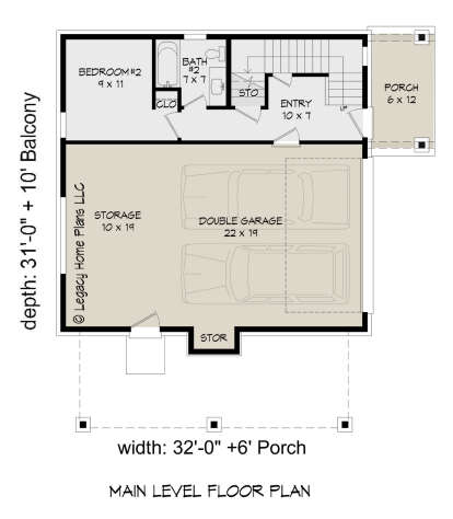 Main Floor  for House Plan #940-00363