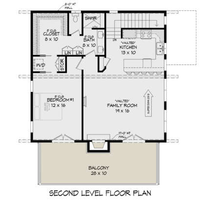 Second Floor for House Plan #940-00363