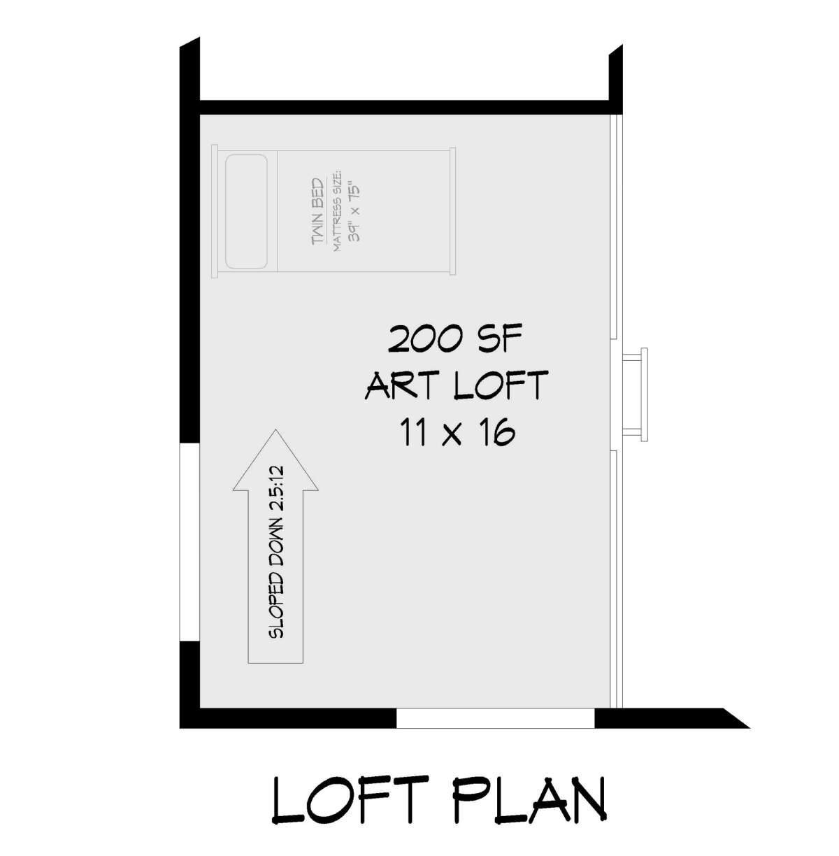 Loft for House Plan #940-00363