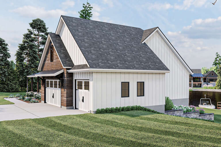 Modern Farmhouse House Plan #963-00587 Elevation Photo