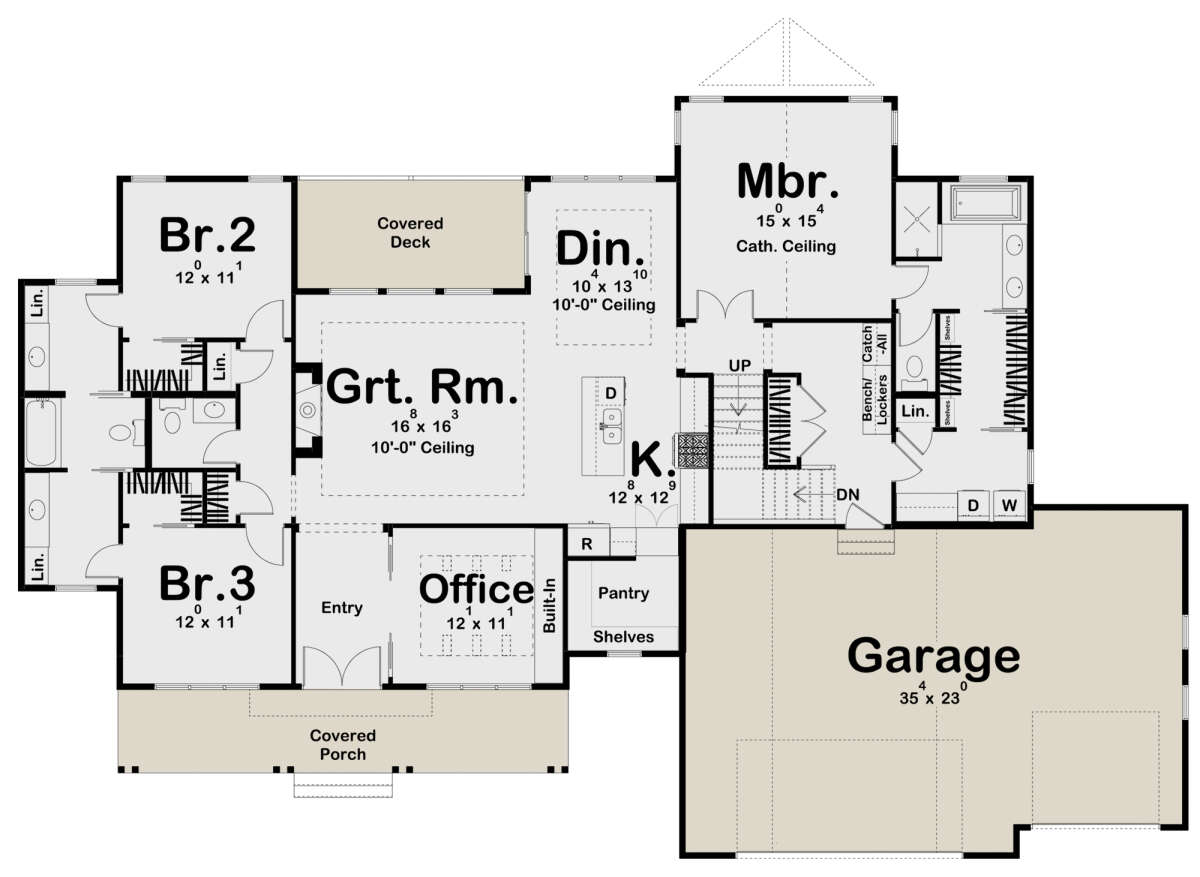 Main Floor for House Plan #963-00587