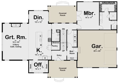 Main Floor for House Plan #963-00588