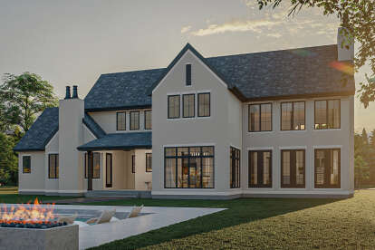 European House Plan #963-00589 Elevation Photo