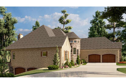 European House Plan #8318-00211 Elevation Photo