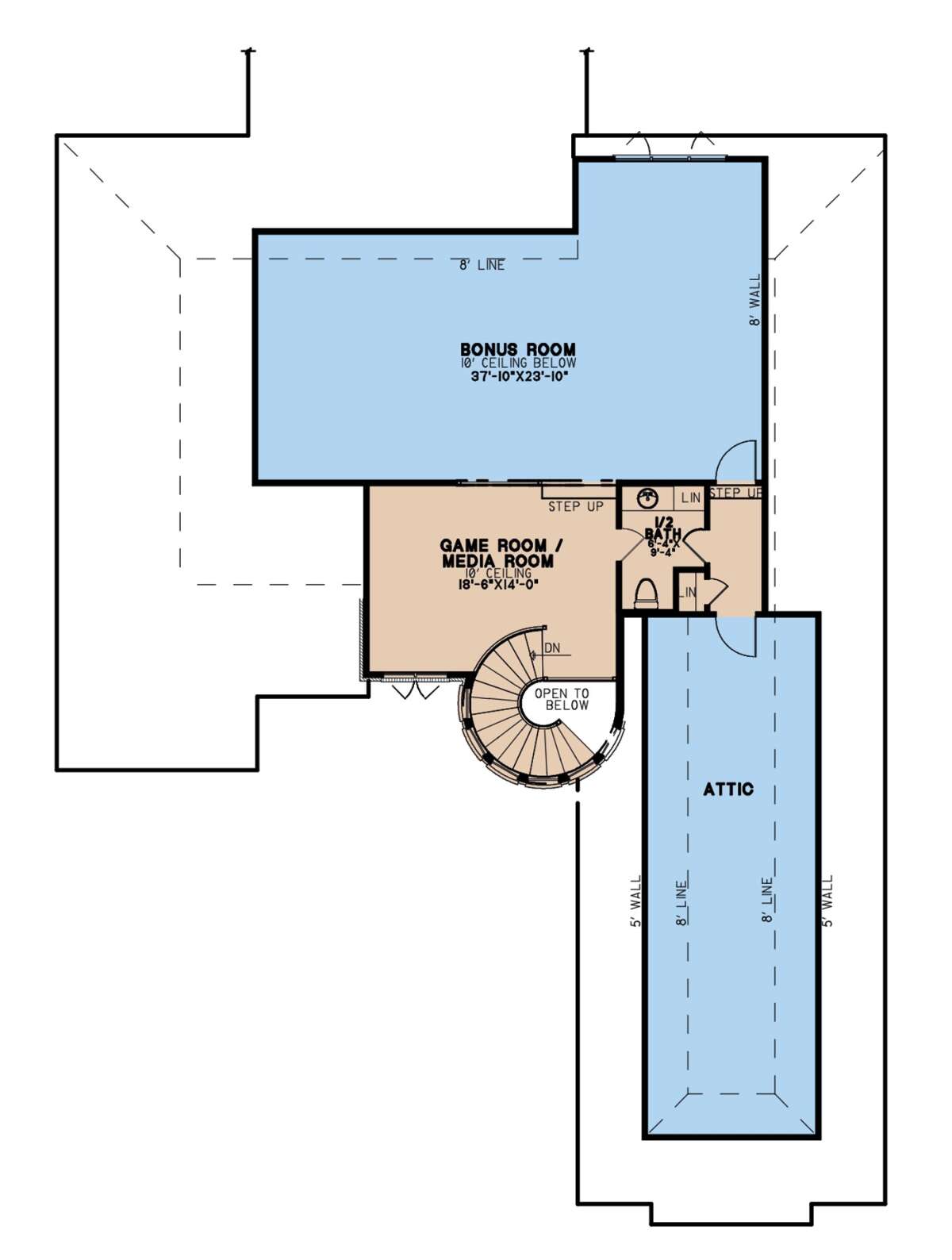 Second Floor for House Plan #8318-00211