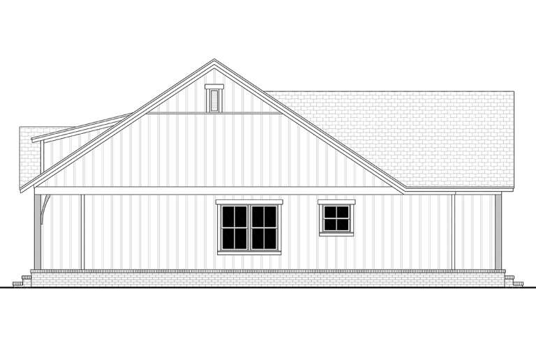 Modern Farmhouse House Plan #041-00256 Elevation Photo