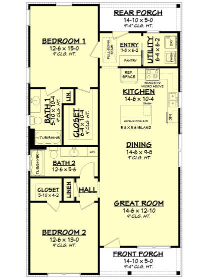 House Plan House Plan #25899 Drawing 1