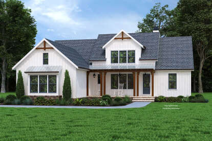 Modern Farmhouse House Plan #8594-00455 Elevation Photo