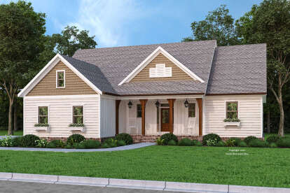 Modern Farmhouse House Plan #8594-00456 Elevation Photo