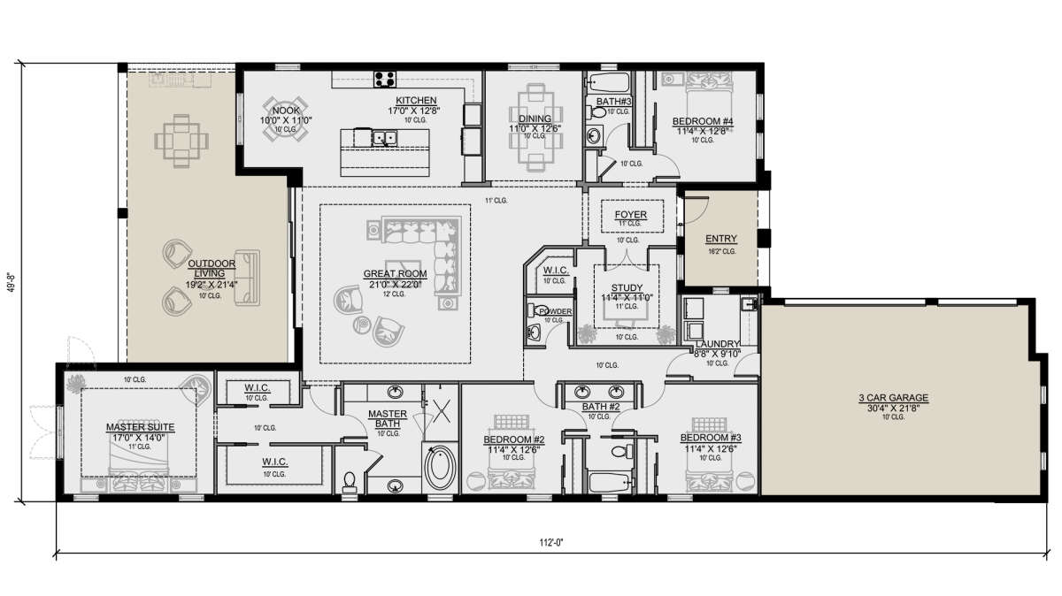 Main Floor for House Plan #5565-00086