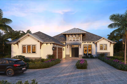 4 Bed, 4 Bath, 3054 Square Foot House Plan - #5565-00087