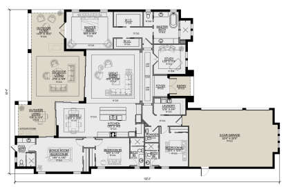 Main Floor for House Plan #5565-00087