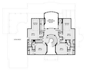 Second Floor for House Plan #4195-00042