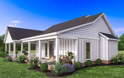 Modern Farmhouse House Plan #4534-00064 Elevation Photo