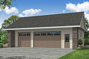 Traditional House Plan #035-00935 Elevation Photo