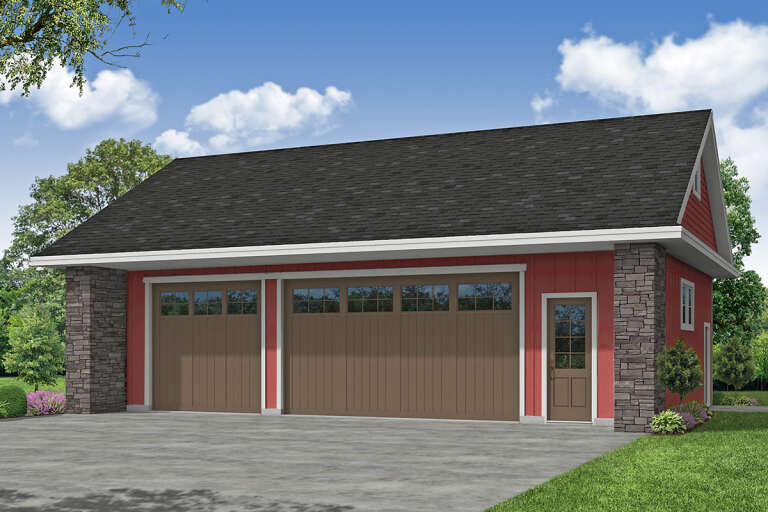 Traditional House Plan #035-00935 Elevation Photo