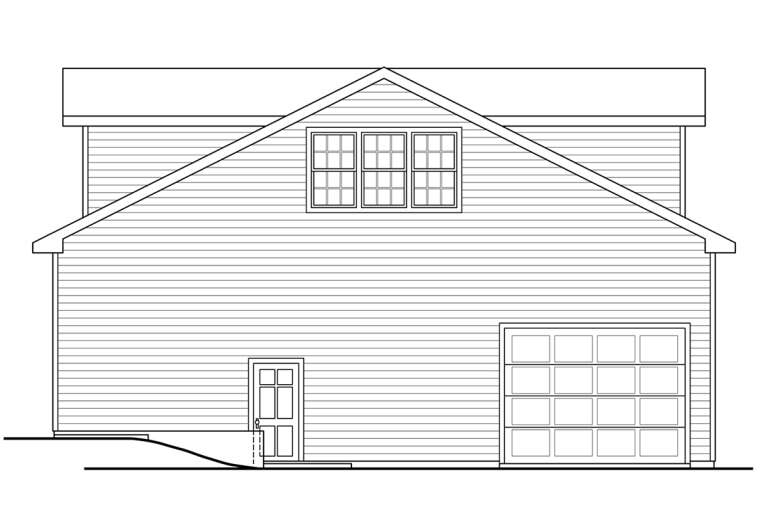 Traditional House Plan #035-00936 Elevation Photo