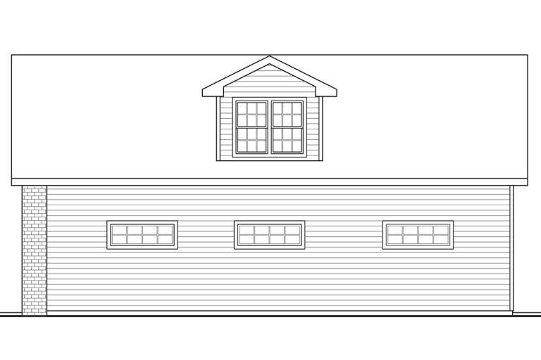 Traditional House Plan #035-00936 Elevation Photo