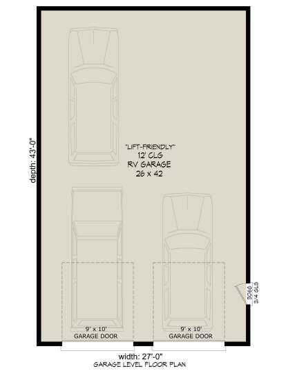 House Plan House Plan #25918 Drawing 1