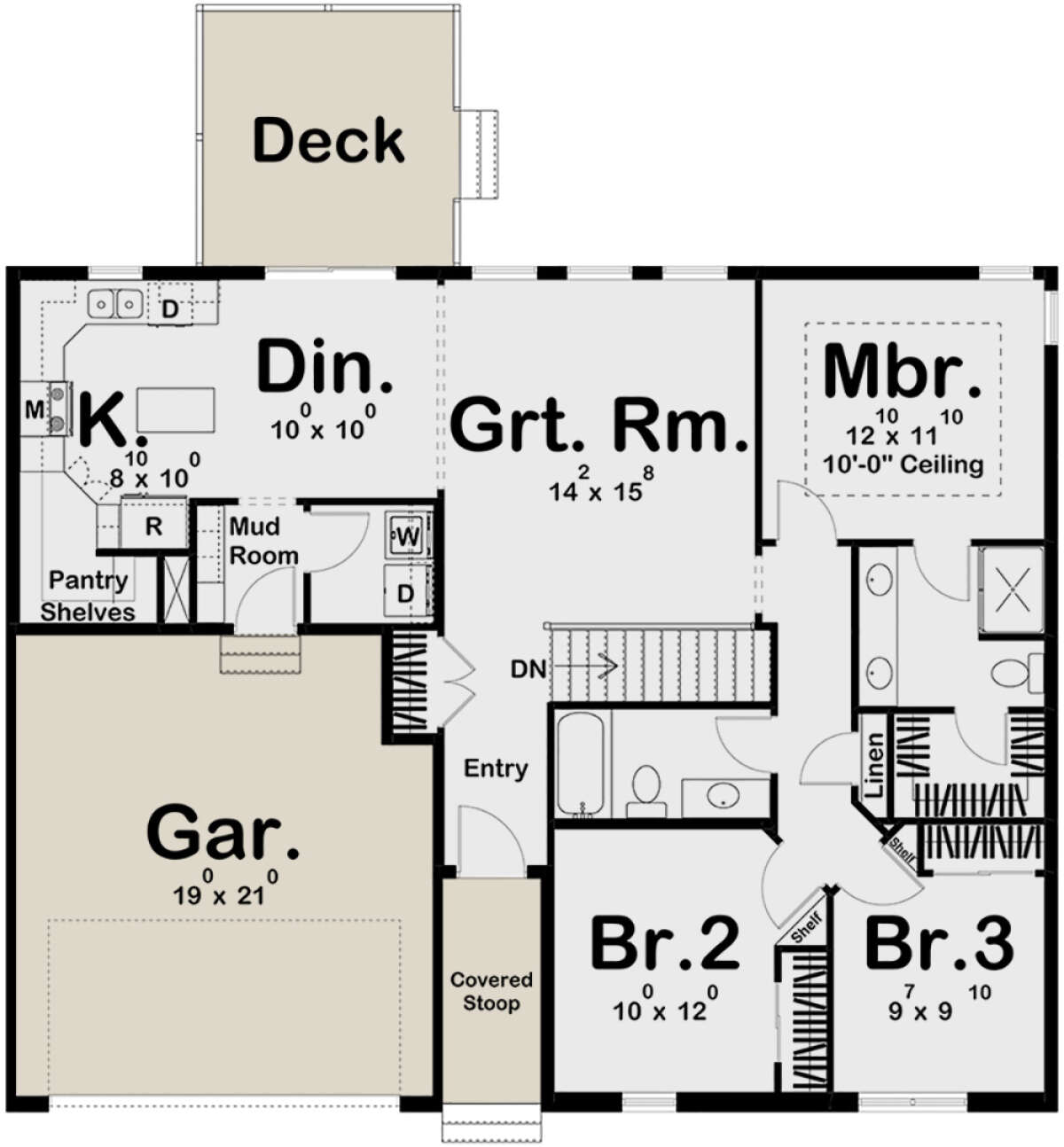 Main Floor for House Plan #963-00592