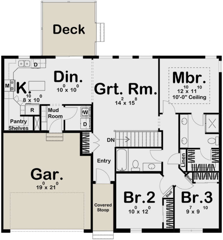 House Plan House Plan #25920 Drawing 1
