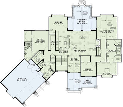 Main Floor for House Plan #110-01072