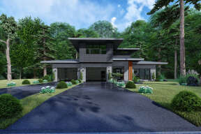 Modern House Plan #8318-00212 Elevation Photo