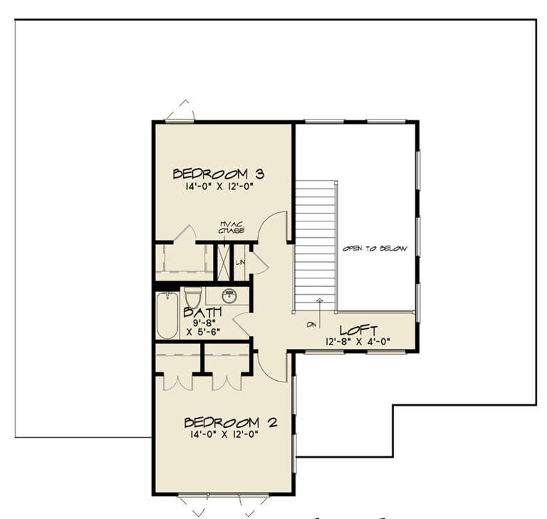 House Plan House Plan #25922 Drawing 2