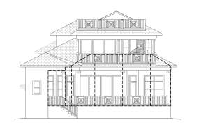 Contemporary House Plan #5565-00091 Elevation Photo