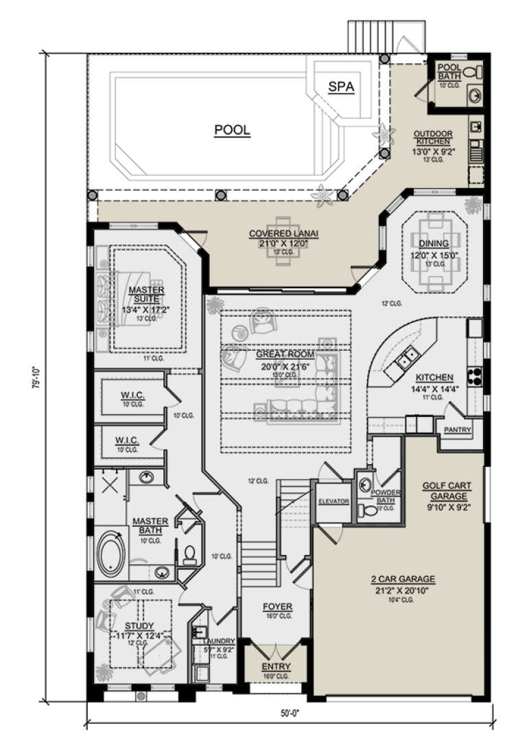 House Plan House Plan #25923 Drawing 1