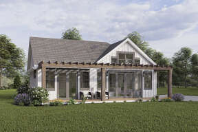 Modern Farmhouse House Plan #1462-00034 Elevation Photo